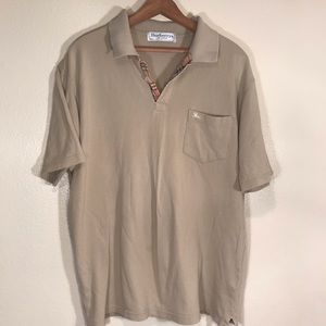 Burberry vintage nova check polo shirt size XL
